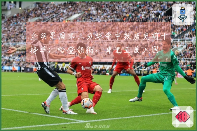 全明星周末三分球命中数历史前十榜单：哈登领衔，库里五度入围